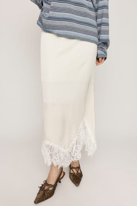 【スライ/SLY】のLACE SATIN ロングスカート 人気、トレンドファッション・服の通販 founy(ファニー) ファッション Fashion レディースファッション Fashion for Women スカート Skirts ロングスカート Long Skirts / Maxi & Midi Skirts カーディガン Cardigan, Knitwear 今季 This Season, Current Season サテン Satin, Glossy Fabric ジャケット Jacket, Outerwear スウェット / スエット Sweatshirt, Sweatwear スニーカー Sneakers, Trainers ミックス Mix, Mixed Style レース Lace, Lace Fabric ロング Long, Long-Length A/W・秋冬 Autumn/Winter おすすめ Recommended / Our Picks |ID:prp329100004805434