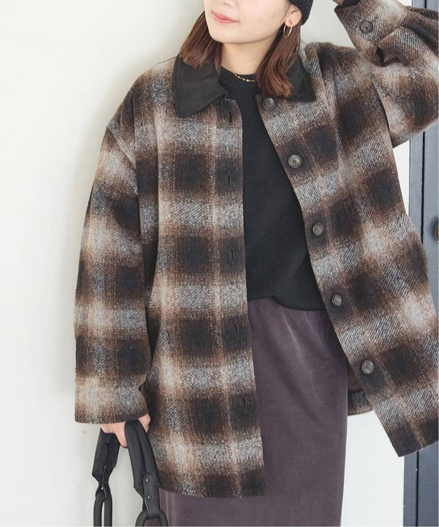 【ジャーナルスタンダード/JOURNAL STANDARD】のMapel Flannel Check ブルゾン インテリア・キッズ・メンズ・レディースファッション・服の通販 founy(ファニー) ファッション Fashion レディースファッション Fashion for Women アウター Coat / Outerwear Collection ブルゾンジャケット・スポーティアウター Blouson Jackets おすすめ Recommended / Our Picks イタリア Italy ブルゾン Blouson, Bomber Jacket リラックス Relax, Relaxed Fit ブラウン|ID: prp329100004805449 ipo3291000000034869406