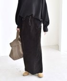 【シップス フォー ウィメン/SHIPS】のquaranciel 洗濯機可能 ポリエステル ベロア Iライン イージー スカート 人気、トレンドファッション・服の通販 founy(ファニー) ファッション Fashion レディースファッション Fashion for Women スカート Skirts 洗える Machine Washable ショート Short, Short Length スウェット / スエット Sweatshirt, Sweatwear ストレート Straight, Straight Cut スリット Slit, Slit Detail ダウン Down, Puffer ドローコード Drawcord, Drawstring Cord バランス Balance, Style Balance フロント Front, Front Design ベロア Velour, Soft Velvet ポケット Pocket, Pocket Detail ロング Long, Long-Length 2025年 2025 2025-2026秋冬・A/W Autumn/Winter 2025–26 AW25–26 thumbnail ブラック|ID: prp329100004805455 ipo3291000000034869479