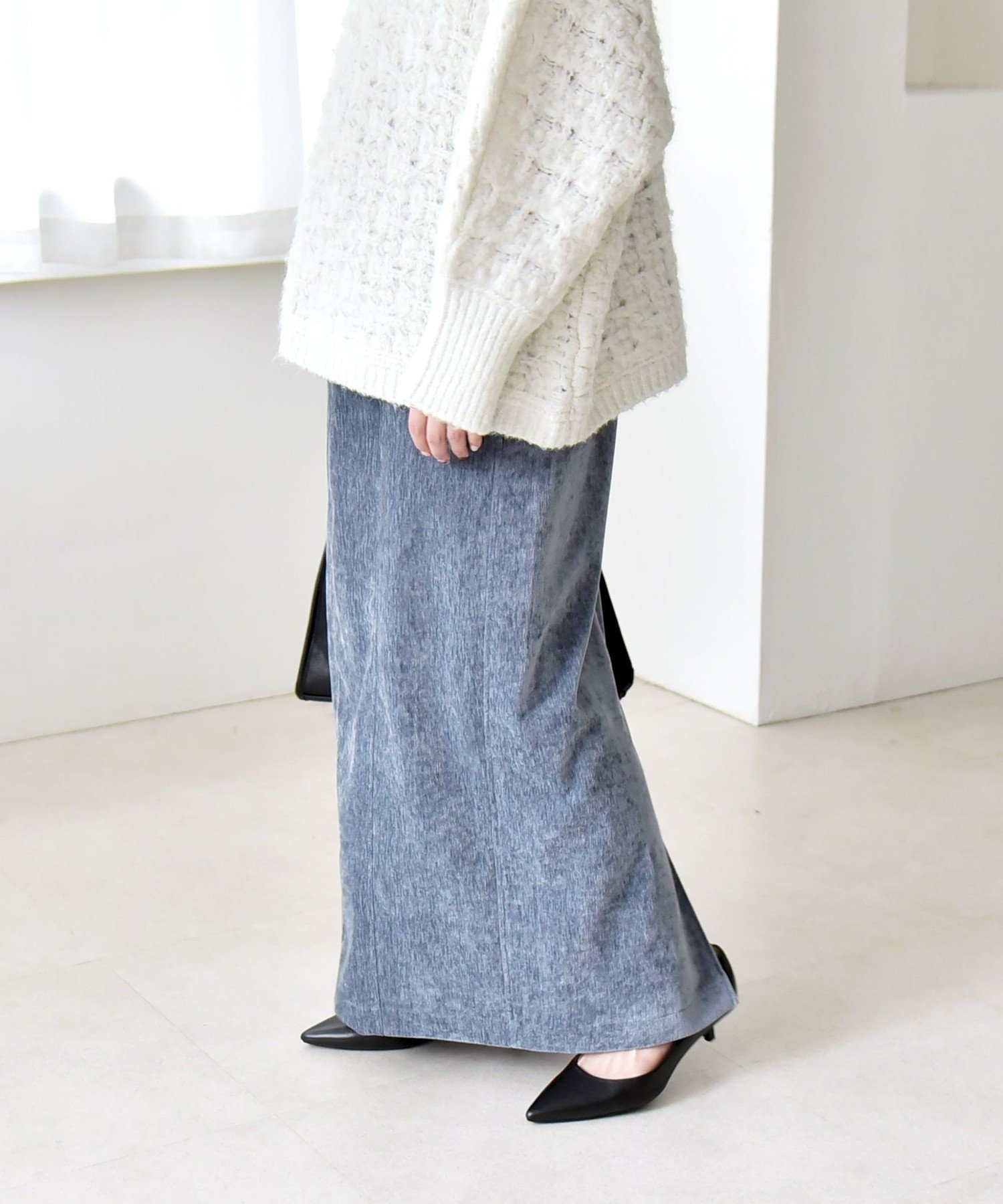 【シップス フォー ウィメン/SHIPS】のquaranciel 洗濯機可能 ポリエステル ベロア Iライン イージー スカート インテリア・キッズ・メンズ・レディースファッション・服の通販 founy(ファニー) ファッション Fashion レディースファッション Fashion for Women スカート Skirts 洗える Machine Washable ショート Short, Short Length スウェット / スエット Sweatshirt, Sweatwear ストレート Straight, Straight Cut スリット Slit, Slit Detail ダウン Down, Puffer ドローコード Drawcord, Drawstring Cord バランス Balance, Style Balance フロント Front, Front Design ベロア Velour, Soft Velvet ポケット Pocket, Pocket Detail ロング Long, Long-Length 2025年 2025 2025-2026秋冬・A/W Autumn/Winter 2025–26 AW25–26 ブルー|ID: prp329100004805455 ipo3291000000034869480