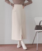 【アンデミュウ/Andemiu】のアシメフラップIラインスカート 人気、トレンドファッション・服の通販 founy(ファニー) ファッション Fashion レディースファッション Fashion for Women スカート Skirts シンプル Simple, Minimal スリット Slit, Slit Detail フラップ Flap, Flap Pocket ポケット Pocket, Pocket Detail エレガント 上品 Elegant thumbnail アイボリー|ID: prp329100004805458 ipo3291000000034869521