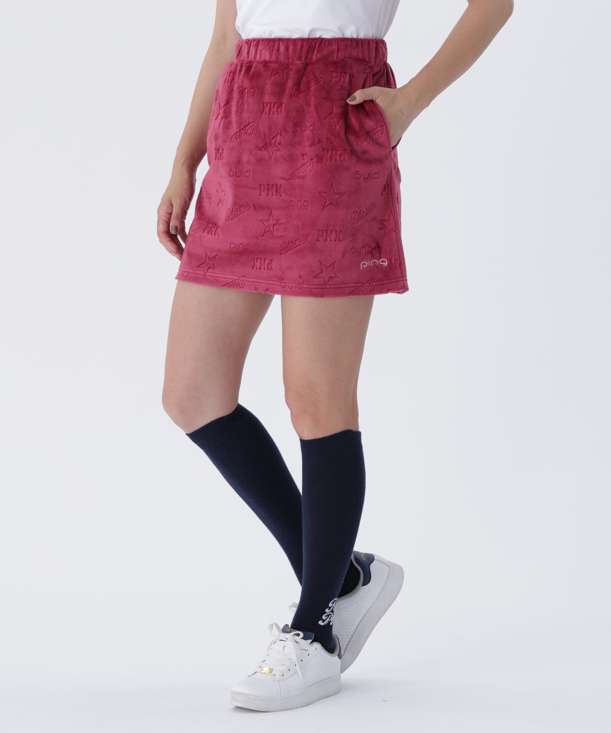 【ピン アパレル/PING APPAREL】の全方向ストレッチ ベロアジャカードスカート LADIES LINE (LADIES) 人気、トレンドファッション・服の通販 founy(ファニー) ファッション Fashion レディースファッション Fashion for Women スカート Skirts おすすめ Recommended / Our Picks ゴルフ Golf ストレッチ Stretch, Stretchy Fabric セットアップ Set-Up, Coordinated Outfit ベロア Velour, Soft Velvet モチーフ Motif, Design Theme エレガント 上品 Elegant 人気 Popular, Best Seller 台形 A-Line, Trapezoid Shape other-1|ID: prp329100004805469 ipo3291000000034869639