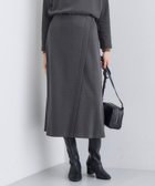 【インディヴィ/INDIVI】の【SETUP可能/洗える/UVケア】ライトジャージ セミフレアスカート 人気、トレンドファッション・服の通販 founy(ファニー) ファッション Fashion レディースファッション Fashion for Women セットアップ Matching Sets スカート・ミニ/ミディ/マキシ Skirts / Mini, Midi & Maxi Skirts スカート Skirts Aライン・フレアスカート A-Line & Flared Skirts 洗える Machine Washable カットソー Cut and Sewn Top 切替 Switching, Contrast Panel ストレッチ Stretch, Stretchy Fabric スマート Smart, Elegant セットアップ Set-Up, Coordinated Outfit フレア Flare, Flared ポケット Pocket, Pocket Detail メランジ Melange, Mixed Yarn ラップ Wrap, Wrap Design thumbnail チャコールグレー|ID: prp329100004805491 ipo3291000000034869842