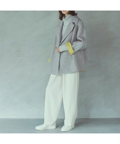 【ストロベリーフィールズ/STRAWBERRY FIELDS】のイタリアンエアリーテーラーコート インテリア・キッズ・メンズ・レディースファッション・服の通販 founy(ファニー) https://founy.com/ ファッション Fashion レディースファッション Fashion for Women アウター Coat / Outerwear Collection コート・ロングコート・ピーコート Long Coats, Peacoats & More |ID: prp329100004805509 ipo3291000000034870015