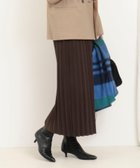 【ノーリーズ/NOLLEY'S】の起毛プリーツスカート 人気、トレンドファッション・服の通販 founy(ファニー) ファッション Fashion レディースファッション Fashion for Women スカート Skirts プリーツスカート / 上品フェミニンスタイル Pleated Skirts サテン Satin, Glossy Fabric チェック Check, Plaid, Tartan フェミニン Feminine, Girly プリーツ Pleats, Pleated リラックス Relax, Relaxed Fit おすすめ Recommended / Our Picks 2025年 2025 2025-2026秋冬・A/W Autumn/Winter 2025–26 AW25–26 thumbnail ブラウン|ID: prp329100004805511 ipo3291000000034870025