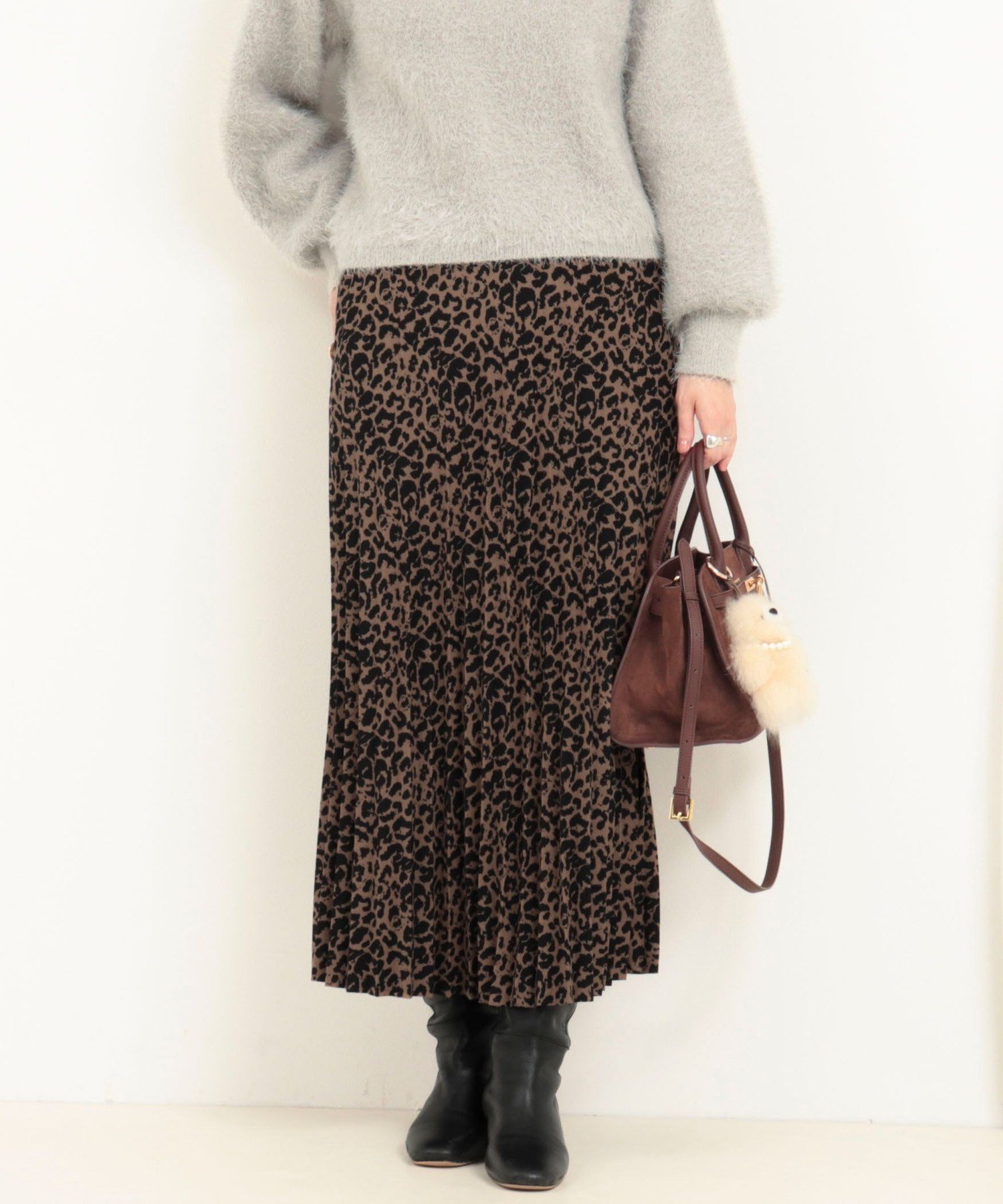 【ノーリーズ/NOLLEY'S】の起毛プリーツスカート インテリア・キッズ・メンズ・レディースファッション・服の通販 founy(ファニー) ファッション Fashion レディースファッション Fashion for Women スカート Skirts プリーツスカート / 上品フェミニンスタイル Pleated Skirts サテン Satin, Glossy Fabric チェック Check, Plaid, Tartan フェミニン Feminine, Girly プリーツ Pleats, Pleated リラックス Relax, Relaxed Fit おすすめ Recommended / Our Picks 2025年 2025 2025-2026秋冬・A/W Autumn/Winter 2025–26 AW25–26 ブラウン系その他|ID: prp329100004805511 ipo3291000000034870026