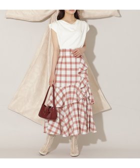 【ウィルセレクション/WILLSELECTION】のラッフルティアードヘムスカート 人気、トレンドファッション・服の通販 founy(ファニー) ファッション Fashion レディースファッション Fashion for Women スカート Skirts クラシカル Classical, Vintage-Inspired シンプル Simple, Minimal チェック Check, Plaid, Tartan ティアードスカート Tiered Skirt, Flounced Skirt フリル Frill, Ruffle レース Lace, Lace Fabric エレガント 上品 Elegant |ID:prp329100004805516
