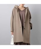 【エムケイ ミッシェルクラン/MK MICHEL KLEIN】のSUPER100 sウール フーデットミドルコート モカ|ID: prp329100004805527 ipo3291000000034870133