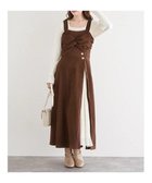 【ルディックパーク/LUDIC PARK】のスエードツイストジャンパースカート 人気、トレンドファッション・服の通販 founy(ファニー) ファッション Fashion レディースファッション Fashion for Women スカート Skirts おすすめ Recommended / Our Picks カットソー Cut and Sewn Top シフォン Chiffon, Lightweight Fabric スリット Slit, Slit Detail チュール Tulip, Tulip Motif ツイスト Tweed, Tweed Fabric プリーツ Pleats, Pleated ポケット Pocket, Pocket Detail 冬 Winter / This Winter 定番 Standard, Basic Item thumbnail 茶|ID: prp329100004805549 ipo3291000000034870304