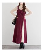 【ルディックパーク/LUDIC PARK】のスエードツイストジャンパースカート 人気、トレンドファッション・服の通販 founy(ファニー) ファッション Fashion レディースファッション Fashion for Women スカート Skirts おすすめ Recommended / Our Picks カットソー Cut and Sewn Top シフォン Chiffon, Lightweight Fabric スリット Slit, Slit Detail チュール Tulip, Tulip Motif ツイスト Tweed, Tweed Fabric プリーツ Pleats, Pleated ポケット Pocket, Pocket Detail 冬 Winter / This Winter 定番 Standard, Basic Item thumbnail ワイン|ID: prp329100004805549 ipo3291000000034870305