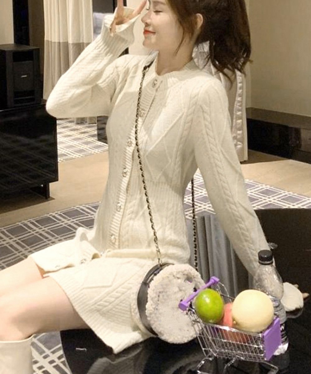 【ミニミニストア/miniministore】のケーブルニットワンピース ミニ きれいめ 人気、トレンドファッション・服の通販 founy(ファニー) ファッション Fashion レディースファッション Fashion for Women ワンピース Dresses ニットワンピース Knit Dresses アクリル Acrylic Material カーディガン Cardigan, Knitwear ショート Short, Short Length 長袖 Long Sleeve, Full Sleeve フィット Fit, Slim Fit フロント Front, Front Design ロング Long, Long-Length 冬 Winter / This Winter A/W・秋冬 Autumn/Winter おすすめ Recommended / Our Picks other-1|ID: prp329100004805563 ipo3291000000034870447