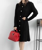 【ミニミニストア/miniministore】のケーブルニットワンピース ミニ きれいめ ブラック*ロング丈|ID: prp329100004805563 ipo3291000000034870450