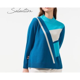 【リリアンビューティ/Liliane Burty】の【L~4L/アンサンブル対応】カシミヤスクエア柄ニット 人気、トレンドファッション・服の通販 founy(ファニー) ファッション Fashion レディースファッション Fashion for Women トップス・カットソー Cut & Sew Tops ニット Knit Tops & Sweaters アンサンブルニット Knit Ensembles & Twin Sets アンサンブル Ensemble Set カーディガン Cardigan, Knitwear スクエア Square, Square Shape 長袖 Long Sleeve, Full Sleeve ハイネック High Neck, Mock Neck |ID:prp329100004805575