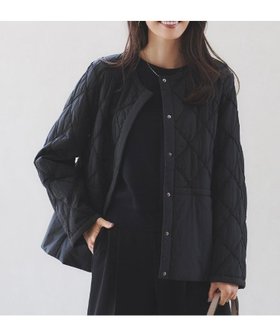 【リフレクト/Reflect】の【気軽な羽織に◎】中綿キルティングショートコート 人気、トレンドファッション・服の通販 founy(ファニー) ファッション Fashion レディースファッション Fashion for Women アウター Coat / Outerwear Collection コート・ロングコート・ピーコート Long Coats, Peacoats & More キルティング Quilted, Quilting キルト Quilt, Quilted Fabric スピンドル Spindle, Drawcord スマート Smart, Elegant タフタ Taffeta, Structured Fabric ポケット Pocket, Pocket Detail 無地 Plain, Solid Color 羽織 Haori, Light Jacket |ID:prp329100004805585