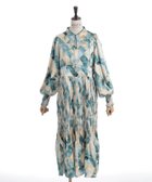 【アクシーズファム/axes femme】のプリーツ切替総柄ワンピース 人気、トレンドファッション・服の通販 founy(ファニー) ファッション Fashion レディースファッション Fashion for Women ワンピース Dresses シンプル Simple, Minimal スリーブ Sleeve, Long Sleeve / Short Sleeve バランス Balance, Style Balance プリーツ Pleats, Pleated 切替 Switching, Contrast Panel thumbnail ブルー|ID: prp329100004805602 ipo3291000000034870734