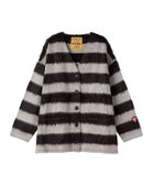 【ヒステリックグラマー/HYSTERIC GLAMOUR】のAFRO GIRLワッペン カーディガン 人気、トレンドファッション・服の通販 founy(ファニー) ファッション Fashion レディースファッション Fashion for Women トップス・カットソー Cut & Sew Tops カーディガン・羽織り Layered Style Cardigans アクリル Acrylic Material カーディガン Cardigan, Knitwear クラシック Classic, Timeless Style シンプル Simple, Minimal ボーダー Border, Stripe モチーフ Motif, Design Theme リラックス Relax, Relaxed Fit ループ Loop, Loop Knit thumbnail ブラック|ID: prp329100004805609 ipo3291000000034870770