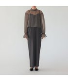 【ハレモード/haremode】のシアートップス*ワイドパンツ 人気、トレンドファッション・服の通販 founy(ファニー) ファッション Fashion レディースファッション Fashion for Women パンツ Pants & Trousers インナー Innerwear シアー Sheer, See-Through セットアップ Set-Up, Coordinated Outfit ドレス Dress, One-Piece フォーマル Formal, Dressy フリル Frill, Ruffle ワイド Wide, Wide Fit おすすめ Recommended / Our Picks 結婚式 Wedding 披露宴 Wedding Reception 二次会 After Party thumbnail チャコール|ID: prp329100004805613 ipo3291000000034870801