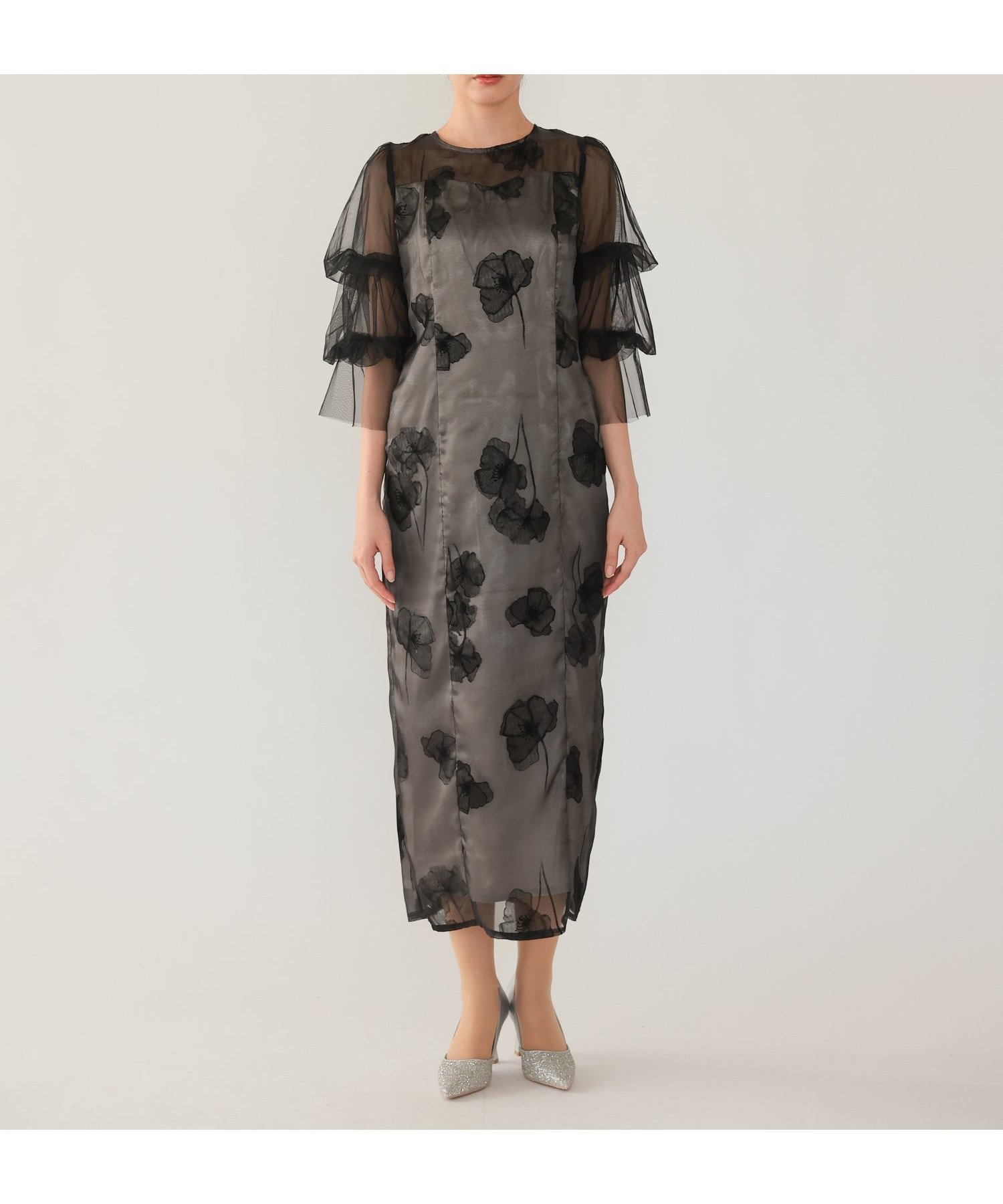 【ハレモード/haremode】のシアーチュールフラワードレス 人気、トレンドファッション・服の通販 founy(ファニー) 　ファッション　Fashion　レディースファッション　Fashion for Women　ワンピース　Dresses　フォーマル・パーティードレス・結婚式用ドレス　Elegant & Casual Dresses　アクセサリー　Fashion Accessories　春　Spring　ガーデン　Garden, Gardening　シューズ　Shoes, Footwear　チュール　Tulip, Tulip Motif　ドレス　Dress, One-Piece　パール　Pearl, Pearl Accent　フォーマル　Formal, Dressy　フラット　Flat, Flat Shoes　リゾート　Resort, Vacation Style　S/S・春夏　SS, Spring/Summer, Warm Season　おすすめ　Recommended / Our Picks　夏　Summer　結婚式　Wedding　披露宴　Wedding Reception　二次会　After Party　 other-1|ID: prp329100004805615 ipo3291000000034870812