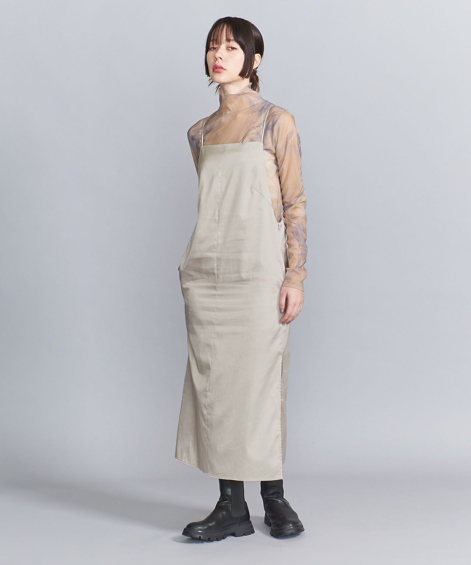 【ユナイテッドアローズ/UNITED ARROWS】のサテンキャミソールワンピース -ウォッシャブル- 人気、トレンドファッション・服の通販 founy(ファニー) ファッション Fashion レディースファッション Fashion for Women ワンピース Dresses ウォッシャブル Machine Washable キャミソール Camisole, Spaghetti Strap Top クラシック Classic, Timeless Style サテン Satin, Glossy Fabric シアー Sheer, See-Through シューズ Shoes, Footwear シルバー Silver, Metallic Silver ジャケット Jacket, Outerwear タートルネック Turtleneck, High Neck 定番 Standard, Basic Item プリント Print, Printed Pattern ポケット Pocket, Pocket Detail ラップ Wrap, Wrap Design ロング Long, Long-Length 冬 Winter / This Winter アウトレット Outlet / Clearance おすすめ Recommended / Our Picks other-1|ID: prp329100004805635 ipo3291000000034870989