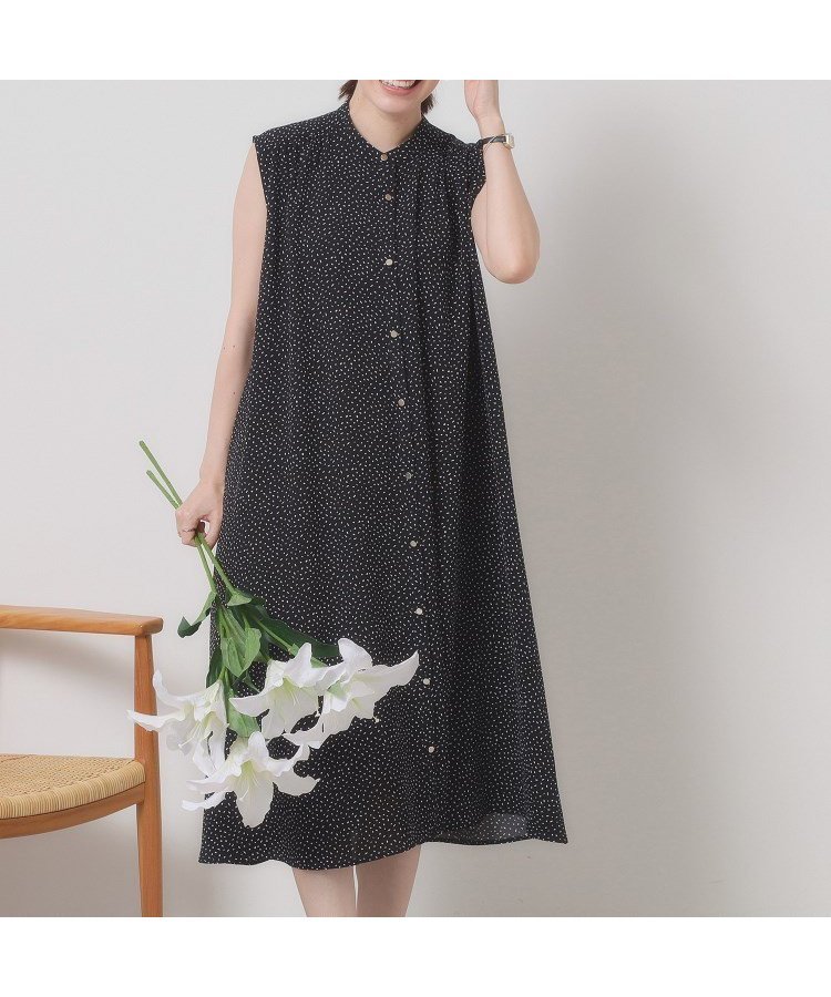 【イッツデモ/ITS' DEMO】の【接触冷感/手洗い可】前開きワンピース インテリア・キッズ・メンズ・レディースファッション・服の通販 founy(ファニー) ファッション Fashion レディースファッション Fashion for Women ワンピース Dresses おすすめ Recommended / Our Picks とろみ Fluid, Flowy Fabric エレガント 上品 Elegant ギャザー Gathered, Ruffled スマート Smart, Elegant チェック Check, Plaid, Tartan ポケット Pocket, Pocket Detail 人気 Popular, Best Seller 再入荷 Restock / Back in Stock 羽織 Haori, Light Jacket ブラック|ID: prp329100004805636 ipo3291000000034870997