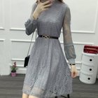 【ミニミニストア/miniministore】のワンピース 総レース レディース グレー|ID: prp329100004805642 ipo3291000000034871036