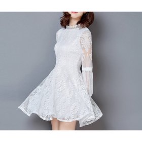 【ミニミニストア/miniministore】のワンピース 総レース レディース 人気、トレンドファッション・服の通販 founy(ファニー) ファッション Fashion レディースファッション Fashion for Women ワンピース Dresses エレガント 上品 Elegant スリーブ Sleeve, Long Sleeve / Short Sleeve ドレス Dress, One-Piece レース Lace, Lace Fabric 二次会 After Party 披露宴 Wedding Reception 結婚式 Wedding 長袖 Long Sleeve, Full Sleeve |ID:prp329100004805642