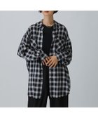 【レプシィム ローリーズファーム/LEPSIM LOWRYS FARM】のフリンジチェックシャツチュニック ブラック09|ID: prp329100004805643 ipo3291000000034937097