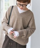 【スピック&スパン/Spick & Span】の《WEB限定カラー有り》カシミヤ混Vネックプルオーバー 人気、トレンドファッション・服の通販 founy(ファニー) ファッション Fashion レディースファッション Fashion for Women トップス・カットソー Cut & Sew Tops カジュアルプルオーバー・ニットトップス Pullovers & Knit Tops / Casual Pullovers Vネックトップス V-Neck Tops / V-Cut Neckline Shirts thumbnail ブラウン D|ID: prp329100004805651 ipo3291000000034871111