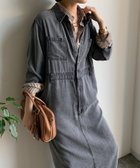 【ドゥドゥ/DouDou】のリヨセルデニムワンピース 人気、トレンドファッション・服の通販 founy(ファニー) ファッション Fashion レディースファッション Fashion for Women ワンピース Dresses インナー Innerwear 切替 Switching, Contrast Panel スマート Smart, Elegant チェック Check, Plaid, Tartan デニム Denim, Jeans Material フロント Front, Front Design A/W・秋冬 Autumn/Winter 冬 Winter / This Winter 再入荷 Restock / Back in Stock 2025年 2025 2025-2026秋冬・A/W Autumn/Winter 2025–26 AW25–26 thumbnail ブラック|ID: prp329100004805653 ipo3291000000034871131