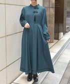 【アクシーズファム/axes femme】のタッセル付チャイナワンピース 人気、トレンドファッション・服の通販 founy(ファニー) ファッション Fashion レディースファッション Fashion for Women ワンピース Dresses おすすめ Recommended / Our Picks オリエンタル Oriental Pattern スタンド Stand Collar, Upright Stand タッセル Tassel, Fringe フロント Front, Front Design ロング Long, Long-Length エレガント 上品 Elegant A/W・秋冬 Autumn/Winter thumbnail グリーン|ID: prp329100004805669 ipo3291000000034871308