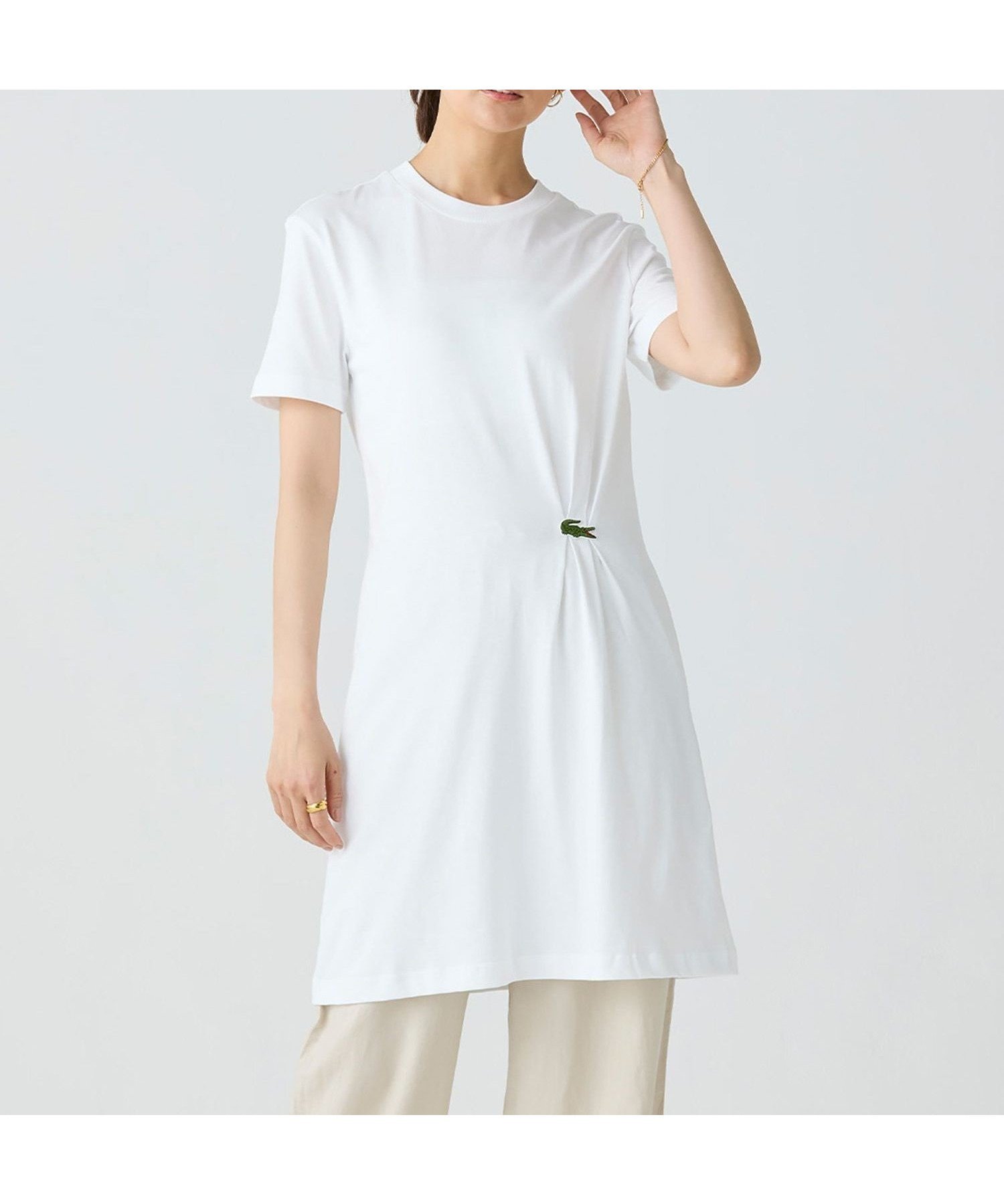 【ラコステ/LACOSTE】のワニロゴプリーツTシャツドレス /ワンピース 人気、トレンドファッション・服の通販 founy(ファニー) ファッション Fashion レディースファッション Fashion for Women ワンピース Dresses フォーマル・パーティードレス・結婚式用ドレス Elegant & Casual Dresses アシンメトリー Asymmetrical Style クラシック Classic, Timeless Style スマート Smart, Elegant ドレス Dress, One-Piece ドレープ Drape, Draping Fabric フェミニン Feminine, Girly プリーツ Pleats, Pleated ワンポイント One Point, Statement Accent other-1|ID: prp329100004805675 ipo3291000000034871342