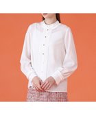 【アナイ/ANAYI】のポリデシンプリーツディテールブラウス 人気、トレンドファッション・服の通販 founy(ファニー) ファッション Fashion レディースファッション Fashion for Women トップス・カットソー Cut & Sew Tops シャツ・ブラウス・オフィスカジュアル Elegant Blouses & Button-Ups シルク Silk, 100% Silk ジャケット Jacket, Outerwear スマート Smart, Elegant バイアス Bias, Diagonal Cut フロント Front, Front Design プリーツ Pleats, Pleated A/W・秋冬 Autumn/Winter 再入荷 Restock / Back in Stock エレガント 上品 Elegant ビジネス 仕事 通勤 Business / Work / Commuting thumbnail white|ID: prp329100004805689 ipo3291000000034871490