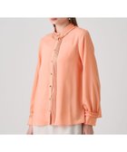 【アナイ/ANAYI】のポリデシンプリーツディテールブラウス 人気、トレンドファッション・服の通販 founy(ファニー) ファッション Fashion レディースファッション Fashion for Women トップス・カットソー Cut & Sew Tops シャツ・ブラウス・オフィスカジュアル Elegant Blouses & Button-Ups シルク Silk, 100% Silk ジャケット Jacket, Outerwear スマート Smart, Elegant バイアス Bias, Diagonal Cut フロント Front, Front Design プリーツ Pleats, Pleated A/W・秋冬 Autumn/Winter 再入荷 Restock / Back in Stock エレガント 上品 Elegant ビジネス 仕事 通勤 Business / Work / Commuting thumbnail coral|ID: prp329100004805689 ipo3291000000034871491