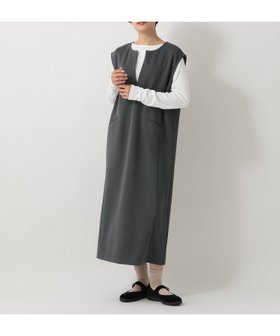 【アフタヌーンティー リビング/Afternoon Tea LIVING】のリブカットソー ワンピースセット 人気、トレンドファッション・服の通販 founy(ファニー) ファッション Fashion レディースファッション Fashion for Women ワンピース Dresses インナー Innerwear カットソー Cut and Sewn Top スキッパー Skipper, Open Collar フィット Fit, Slim Fit エレガント 上品 Elegant 長袖 Long Sleeve, Full Sleeve |ID:prp329100004805701