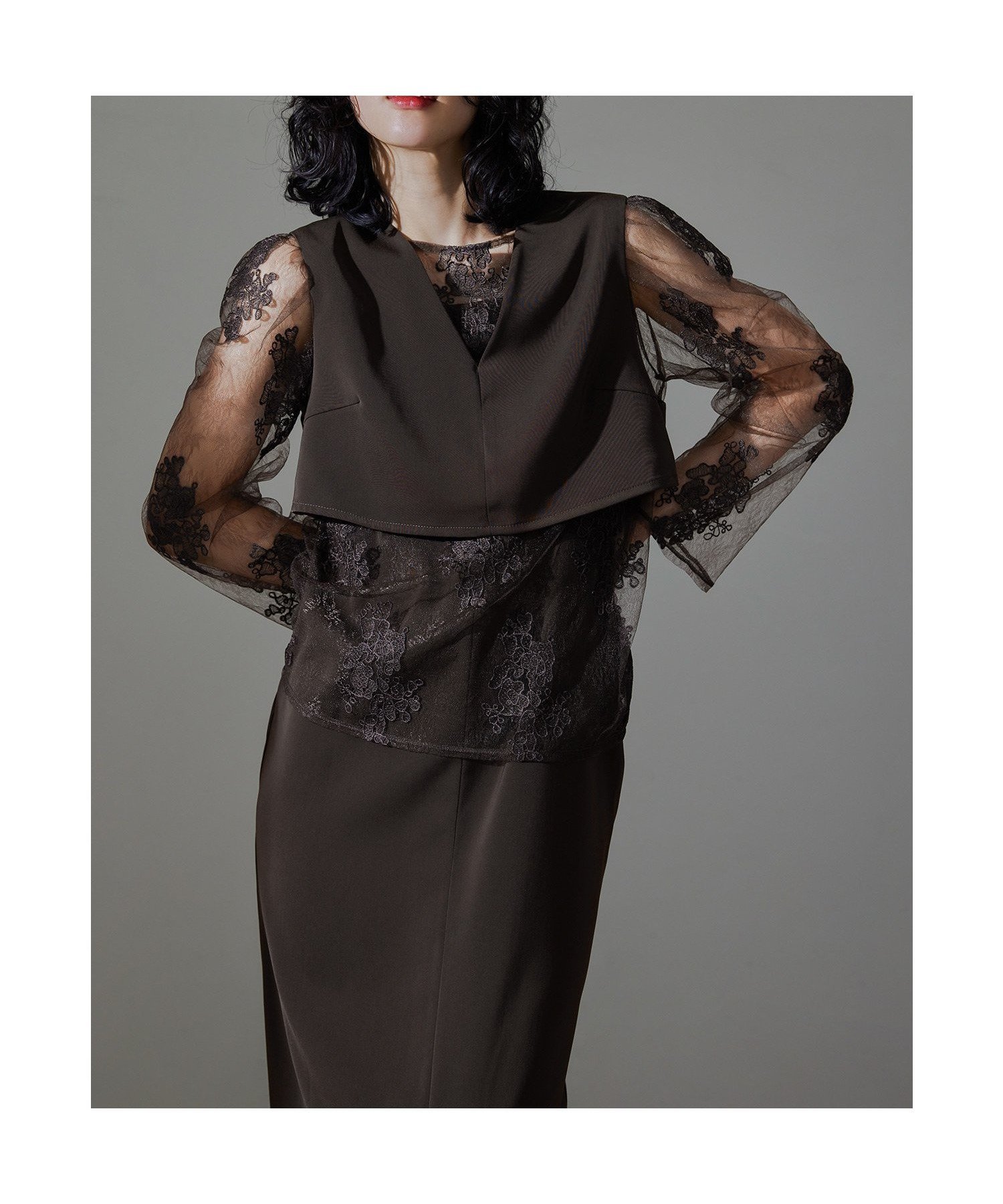 【ビーフラット/bflat】のマルチレイヤードセットドレス レースブラウス ベスト キャミワンピ 結婚式 人気、トレンドファッション・服の通販 founy(ファニー) ファッション Fashion レディースファッション Fashion for Women アウター Coat / Outerwear Collection ワンピース Dresses フォーマル・パーティードレス・結婚式用ドレス Elegant & Casual Dresses キャミソールワンピース Camisole Dresses キャミワンピース Cami Dress, Slip Dress シンプル Simple, Minimal ドレス Dress, One-Piece ベスト Vest, Waistcoat レース Lace, Lace Fabric おすすめ Recommended / Our Picks 結婚式 Wedding 披露宴 Wedding Reception 二次会 After Party other-1|ID: prp329100004805709 ipo3291000000034871700