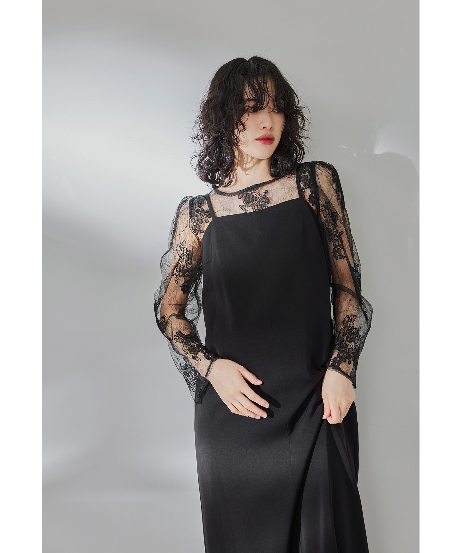 【ビーフラット/bflat】のマルチレイヤードセットドレス レースブラウス ベスト キャミワンピ 結婚式 インテリア・キッズ・メンズ・レディースファッション・服の通販 founy(ファニー) ファッション Fashion レディースファッション Fashion for Women アウター Coat / Outerwear Collection ワンピース Dresses フォーマル・パーティードレス・結婚式用ドレス Elegant & Casual Dresses キャミソールワンピース Camisole Dresses キャミワンピース Cami Dress, Slip Dress シンプル Simple, Minimal ドレス Dress, One-Piece ベスト Vest, Waistcoat レース Lace, Lace Fabric おすすめ Recommended / Our Picks 結婚式 Wedding 披露宴 Wedding Reception 二次会 After Party ブラック|ID: prp329100004805709 ipo3291000000034871706