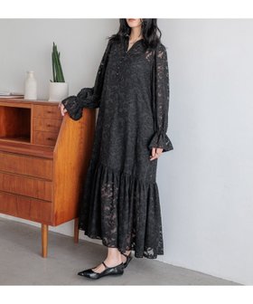 【ローリーズファーム/LOWRYS FARM】 【オケージョン】シアージャガードワンピース人気、トレンドファッション・服の通販 founy(ファニー) ファッション Fashion レディースファッション Fashion for Women ワンピース Dresses オケージョン Occasion Wear シアー Sheer, See-Through フラワー Flower, Floral ボタニカル Botanical, Floral Pattern モチーフ Motif, Design Theme エレガント 上品 Elegant |ID:prp329100004805715