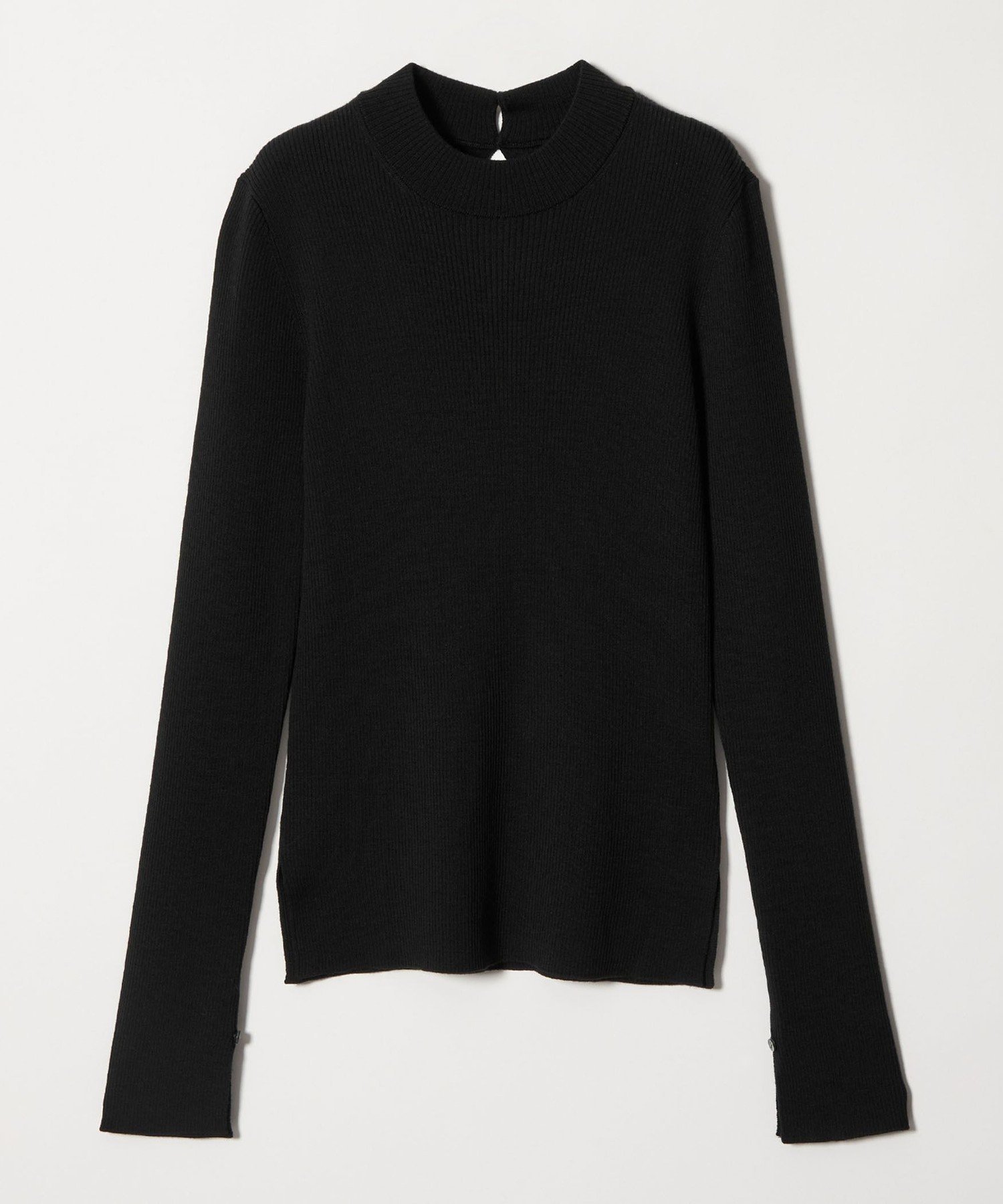 【ユナイテッドアローズ/UNITED ARROWS】のconte ハイゲージ ハイネック リブニット インテリア・キッズ・メンズ・レディースファッション・服の通販 founy(ファニー) ファッション Fashion レディースファッション Fashion for Women トップス・カットソー Cut & Sew Tops ニット Knit Tops & Sweaters スリット Slit, Slit Detail ハイネック High Neck, Mock Neck フィット Fit, Slim Fit リブニット Rib Knit, Ribbed Knit 夏 Summer BLACK|ID: prp329100004805725 ipo3291000000034871864