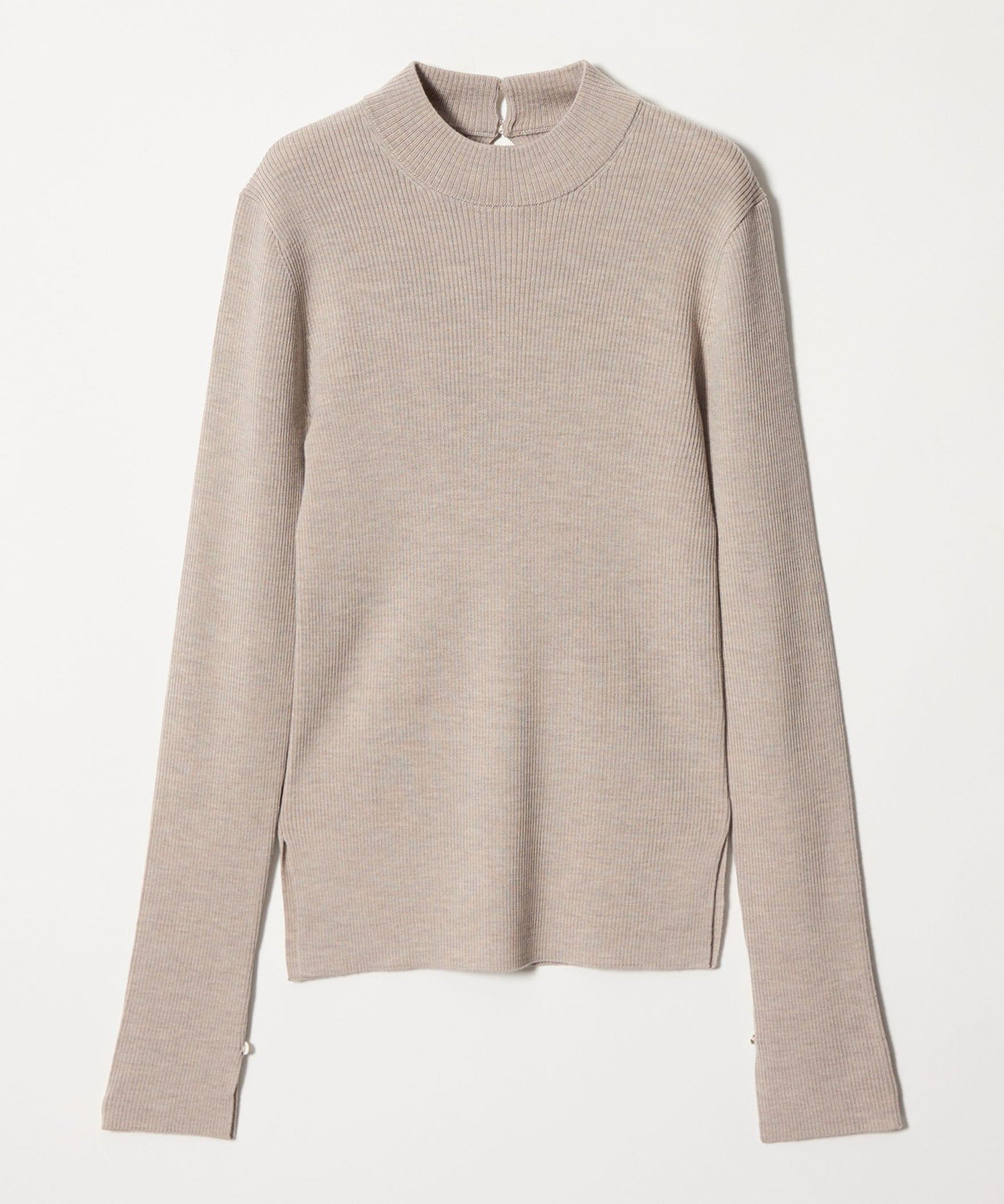 【ユナイテッドアローズ/UNITED ARROWS】のconte ハイゲージ ハイネック リブニット インテリア・キッズ・メンズ・レディースファッション・服の通販 founy(ファニー) ファッション Fashion レディースファッション Fashion for Women トップス・カットソー Cut & Sew Tops ニット Knit Tops & Sweaters スリット Slit, Slit Detail ハイネック High Neck, Mock Neck フィット Fit, Slim Fit リブニット Rib Knit, Ribbed Knit 夏 Summer BEIGE|ID: prp329100004805725 ipo3291000000034871865