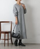 【コロニートゥーワンスリーナイン/COLONY 2139】のアルパカタッチVネックワンピース グレー|ID: prp329100004805741 ipo3291000000034872008