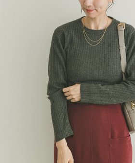 【アイテムズアーバンリサーチ/ITEMS URBAN RESEARCH】の『洗濯可』フワフワクルーネックリブニット 人気、トレンドファッション・服の通販 founy(ファニー) ファッション Fashion レディースファッション Fashion for Women トップス・カットソー Cut & Sew Tops ニット Knit Tops & Sweaters 2025年 2025 2025-2026秋冬・A/W Autumn/Winter 2025–26 AW25–26 冬 Winter / This Winter ベーシック Basic, Essential 洗える Machine Washable A/W・秋冬 Autumn/Winter |ID:prp329100004805754