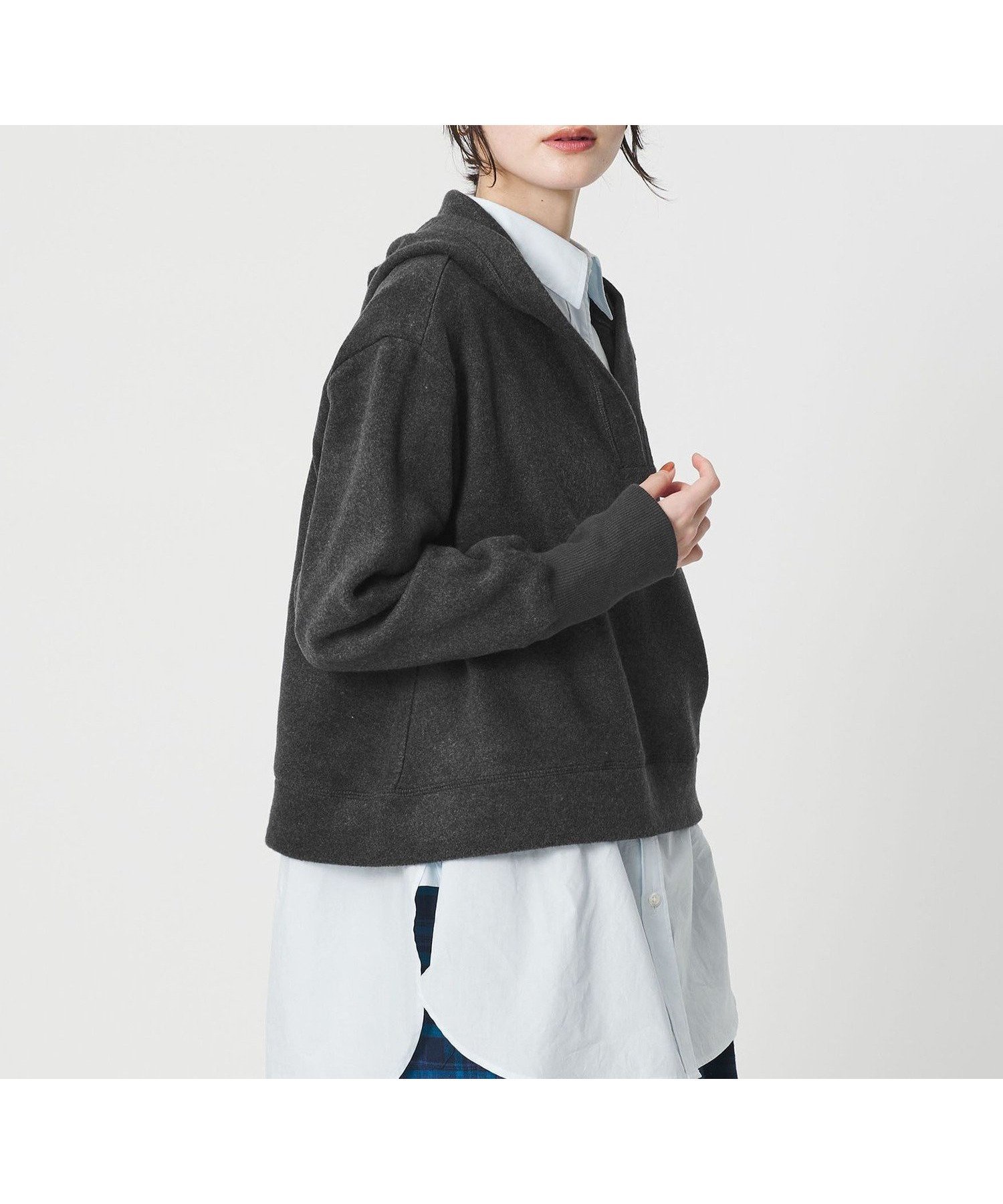 【ビューティ&ユース ユナイテッドアローズ/BEAUTY&YOUTH / UNITED ARROWS】のパイル スキッパーフーディ 人気、トレンドファッション・服の通販 founy(ファニー) ファッション Fashion レディースファッション Fashion for Women アクリル Acrylic Material カットソー Cut and Sewn Top スラックス Slacks, Dress Pants バランス Balance, Style Balance ワイド Wide, Wide Fit other-1|ID: prp329100004805771 ipo3291000000034872321