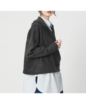 【ビューティ&ユース ユナイテッドアローズ/BEAUTY&YOUTH / UNITED ARROWS】のパイル スキッパーフーディ 人気、トレンドファッション・服の通販 founy(ファニー) ファッション Fashion レディースファッション Fashion for Women アクリル Acrylic Material カットソー Cut and Sewn Top スラックス Slacks, Dress Pants バランス Balance, Style Balance ワイド Wide, Wide Fit |ID:prp329100004805771