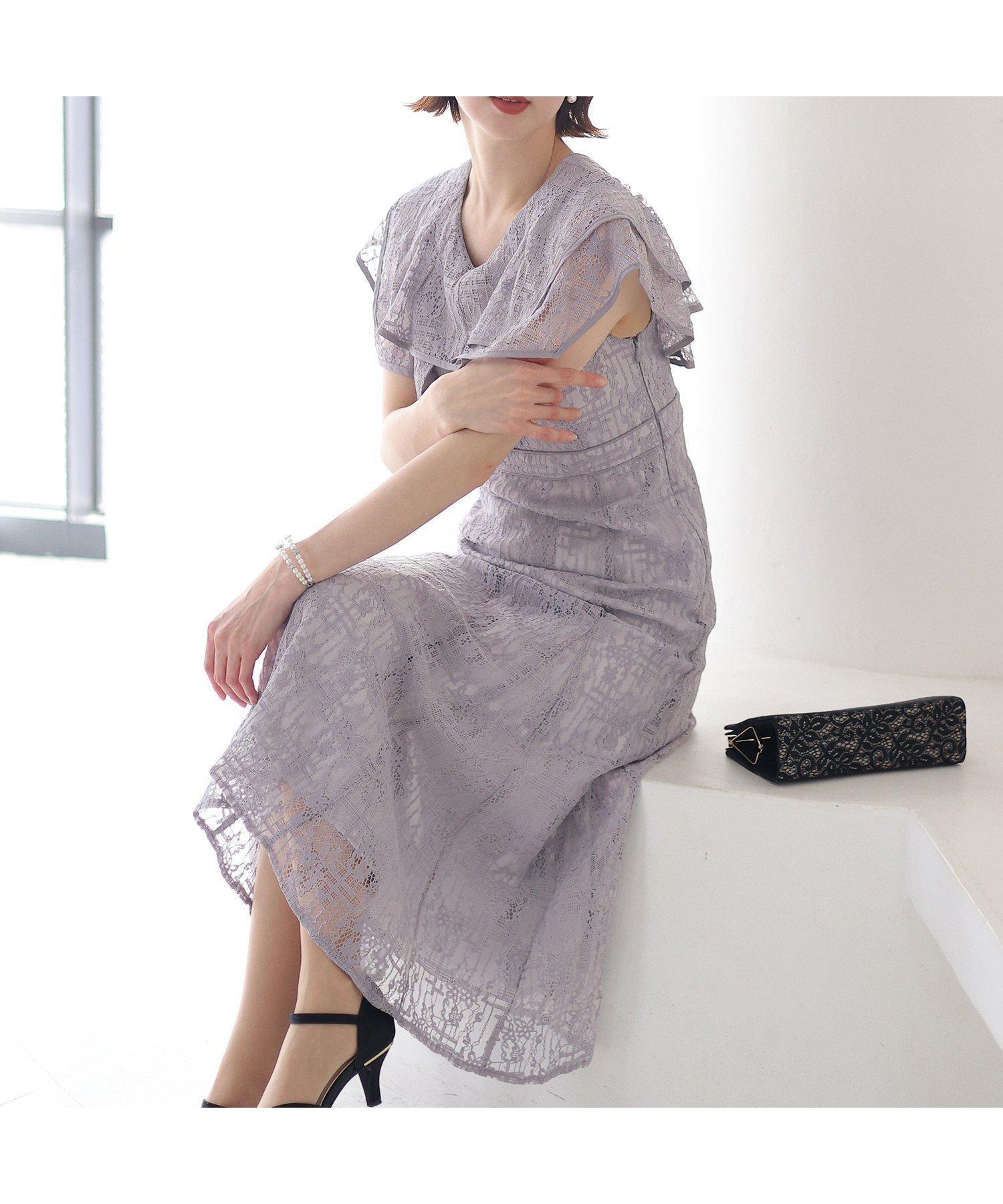 【プールヴー/PourVous】のビックカラーレースアップ結婚式パーティードレスお呼ばれオケージョンドレス同窓会 インテリア・キッズ・メンズ・レディースファッション・服の通販 founy(ファニー) ファッション Fashion レディースファッション Fashion for Women ワンピース Dresses フォーマル・パーティードレス・結婚式用ドレス Elegant & Casual Dresses オケージョン Occasion Wear サテン Satin, Glossy Fabric トレンド Trend, Trending Now ドレス Dress, One-Piece ノースリーブ Sleeveless, No-Sleeve ビッグ Big, Oversized 無地 Plain, Solid Color レース Lace, Lace Fabric おすすめ Recommended / Our Picks エレガント 上品 Elegant セレモニー Ceremony 結婚式 Wedding 二次会 After Party ブルー|ID: prp329100004805775 ipo3291000000034872366