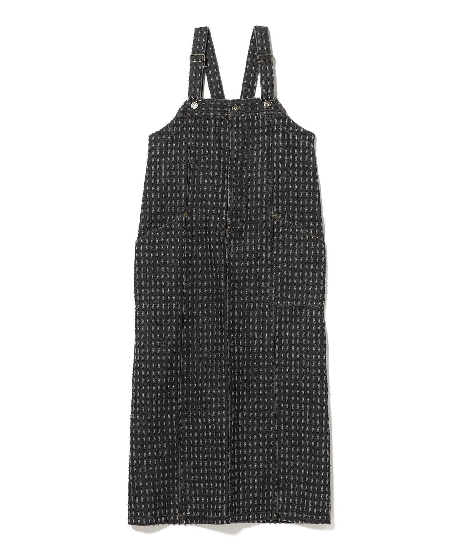 【ビーミングライフストアバイビームス/B:MING LIFE STORE by BEAMS】の【10/16新規値下げ】ジャカード デニム カーゴ ワンピース(S~M) 25AW 秋冬 レイヤード ロングシーズン インテリア・キッズ・メンズ・レディースファッション・服の通販 founy(ファニー) ファッション Fashion レディースファッション Fashion for Women ワンピース Dresses インナー Innerwear ショート Short, Short Length ジャカード/ジャガード Jacquard, Woven Pattern スリーブ Sleeve, Long Sleeve / Short Sleeve タートルネック Turtleneck, High Neck デニム Denim, Jeans Material ノースリーブ Sleeveless, No-Sleeve パッチ Patch, Appliqué ポケット Pocket, Pocket Detail ロング Long, Long-Length 楽ちん Easy Fit, Comfortable A/W・秋冬 Autumn/Winter 再入荷 Restock / Back in Stock おすすめ Recommended / Our Picks 2025年 2025 2025-2026秋冬・A/W Autumn/Winter 2025–26 AW25–26 BLACK|ID: prp329100004805778 ipo3291000000034872443