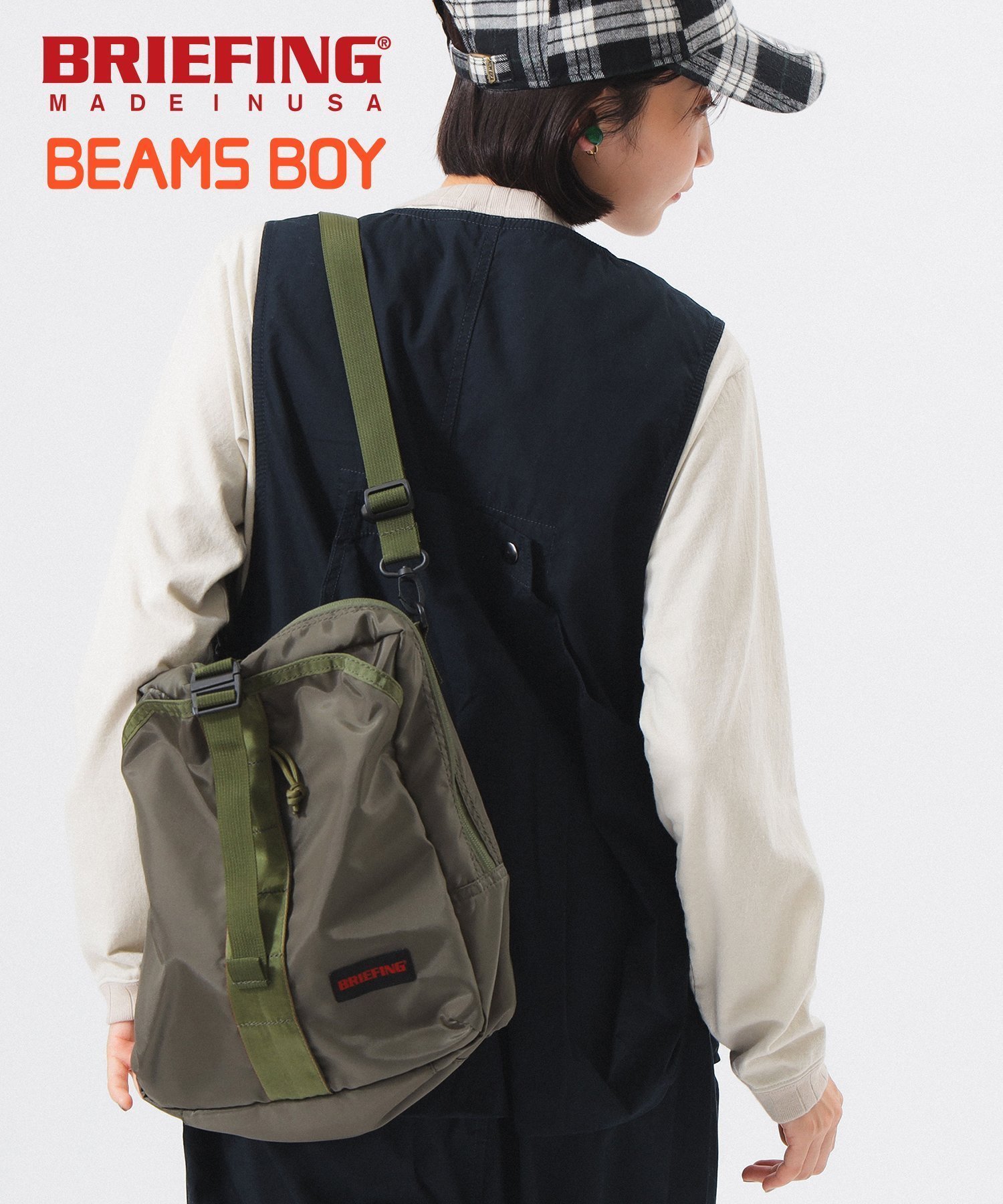 【ビームス ウイメン/BEAMS】の【別注】BRIEFING / ミリタリー キット バッグ ショルダーバッグ ギフト プレゼント 25AW ブリーフィング 人気、トレンドファッション・服の通販 founy(ファニー) 　ファッション　Fashion　レディースファッション　Fashion for Women　アウトドア　Outdoor Clothing　クッション　Cushion, Throw Pillow　コレクション　Collection, Seasonal Line　フロント　Front, Front Design　ポケット　Pocket, Pocket Detail　別注　Limited Edition, Custom Order　ミリタリー　Military, Army Style　メッシュ　Mesh, Net Fabric　A/W・秋冬　Autumn/Winter　旅行　Travel　ギフト プレゼント　Gift / Present　2025年　2025　2025-2026秋冬・A/W　Autumn/Winter 2025–26 AW25–26　 other-1|ID: prp329100004805802 ipo3291000000034872634