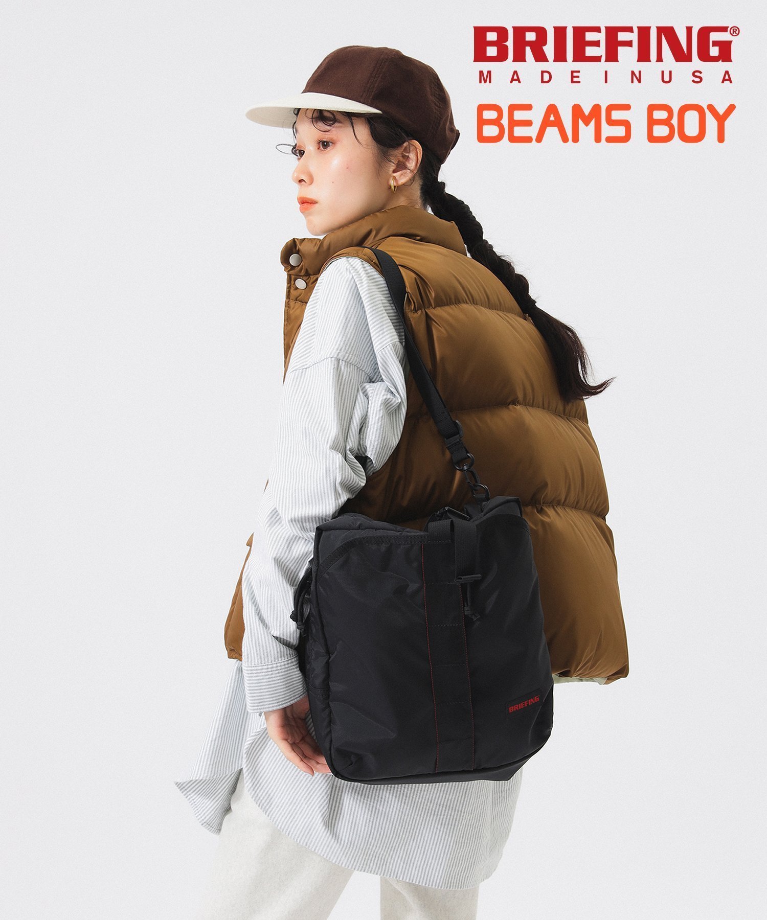 【ビームス ウイメン/BEAMS】の【別注】BRIEFING / ミリタリー キット バッグ ショルダーバッグ ギフト プレゼント 25AW ブリーフィング インテリア・キッズ・メンズ・レディースファッション・服の通販 founy(ファニー) 　ファッション　Fashion　レディースファッション　Fashion for Women　アウトドア　Outdoor Clothing　クッション　Cushion, Throw Pillow　コレクション　Collection, Seasonal Line　フロント　Front, Front Design　ポケット　Pocket, Pocket Detail　別注　Limited Edition, Custom Order　ミリタリー　Military, Army Style　メッシュ　Mesh, Net Fabric　A/W・秋冬　Autumn/Winter　旅行　Travel　ギフト プレゼント　Gift / Present　2025年　2025　2025-2026秋冬・A/W　Autumn/Winter 2025–26 AW25–26　BLACK|ID: prp329100004805802 ipo3291000000034872636