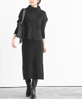 【アールピーエス/rps】のフェザータートルベスト付アンサンブルワンピース 人気、トレンドファッション・服の通販 founy(ファニー) ファッション Fashion レディースファッション Fashion for Women アウター Coat / Outerwear Collection アンサンブル Ensemble Set シンプル Simple, Minimal セットアップ Set-Up, Coordinated Outfit フェザー Feather, Feather Detail ベスト Vest, Waistcoat 再入荷 Restock / Back in Stock |ID:prp329100004805822