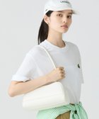 【ラコステ/LACOSTE】のローラレザーショルダーバッグ 人気、トレンドファッション・服の通販 founy(ファニー) ファッション Fashion レディースファッション Fashion for Women バッグ Bags エレガント 上品 Elegant フェミニン Feminine, Girly プレート Plate, Dish ラップ Wrap, Wrap Design thumbnail アイボリー|ID: prp329100004805850 ipo3291000000034873114