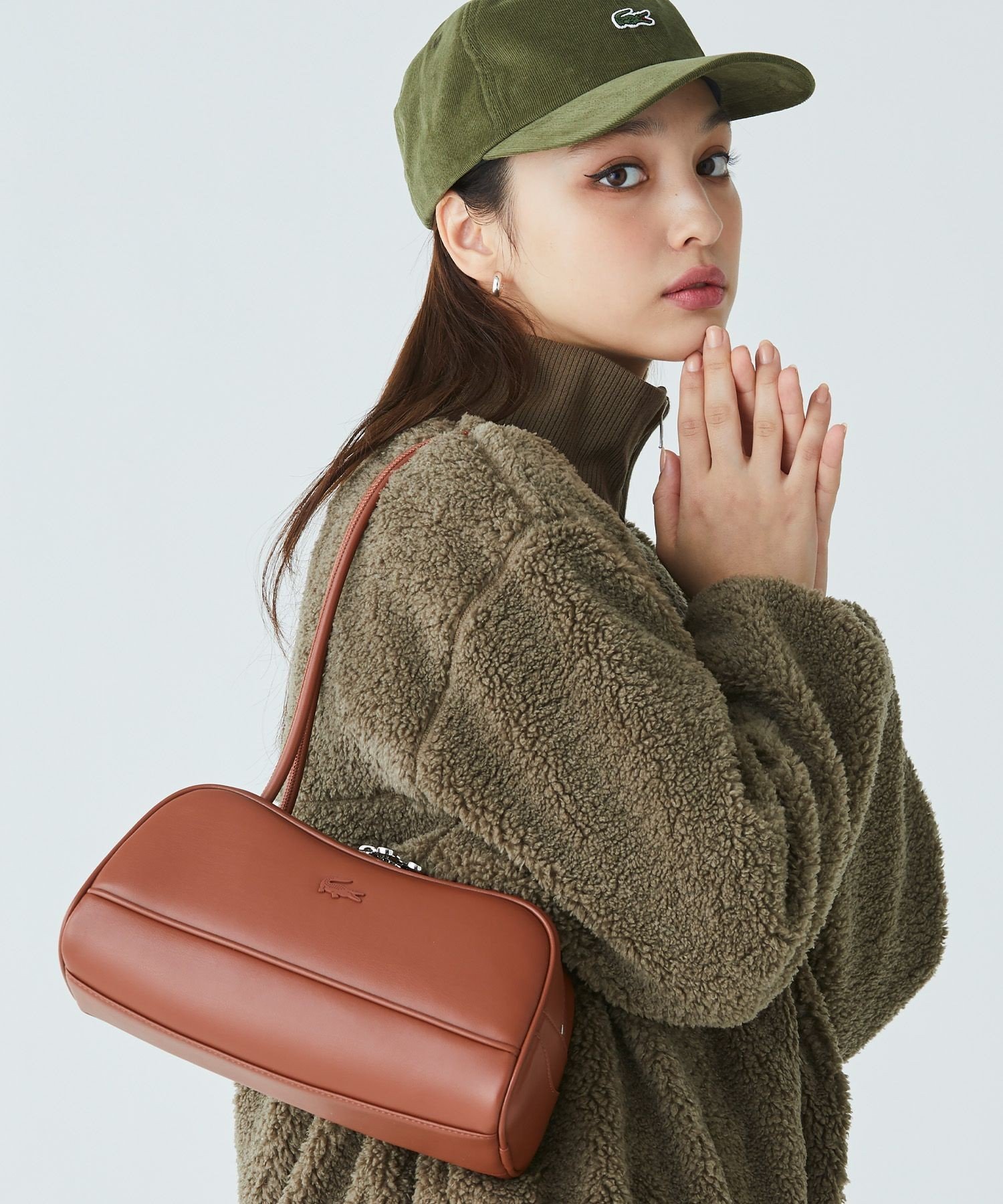 【ラコステ/LACOSTE】のローラレザーショルダーバッグ インテリア・キッズ・メンズ・レディースファッション・服の通販 founy(ファニー) ファッション Fashion レディースファッション Fashion for Women バッグ Bags エレガント 上品 Elegant フェミニン Feminine, Girly プレート Plate, Dish ラップ Wrap, Wrap Design ブラウン|ID: prp329100004805850 ipo3291000000034873116